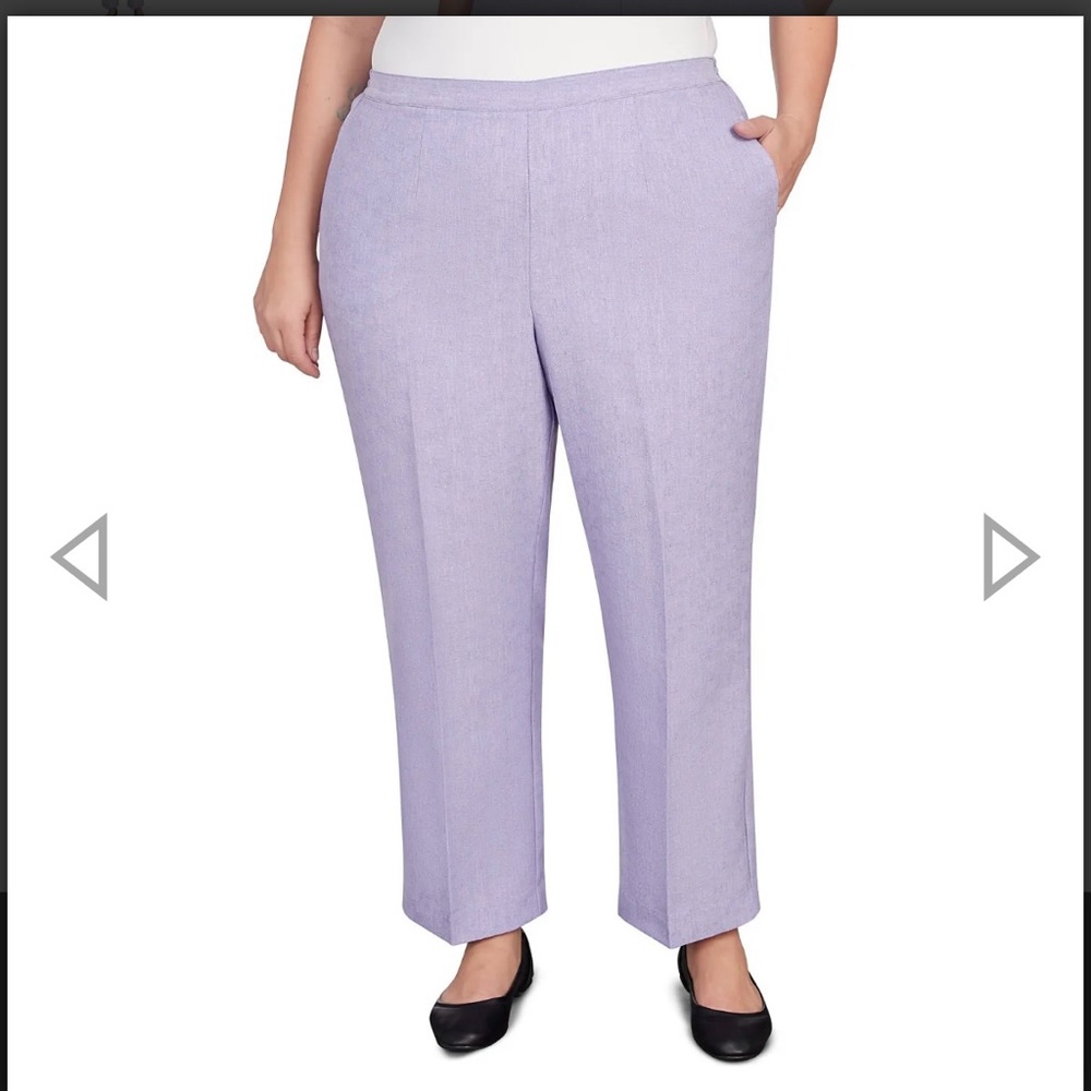 Alfred dunner women’s classic fit pant traditional fit comfort waist easy wear